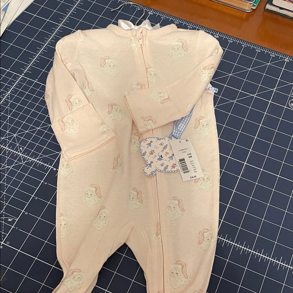 Edgehill Collection Blush Bunny Kids Footie